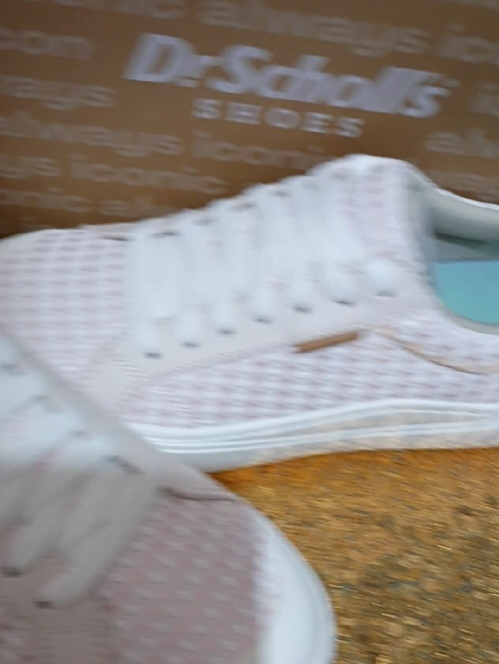 Dr. Scholl's Women's Light Pink Knit Lace-Up Sneakers - Picture 5 of 8